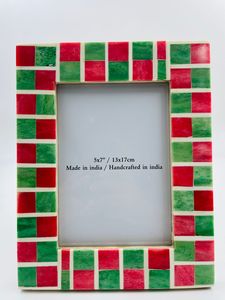 Marco de Fotos Personalizado Premium con Logotipo, Multicolor, Hecho a Mano, de Hueso, Moderno, Plegable, Ligero, Duradero y Decorativo - Product Image 3