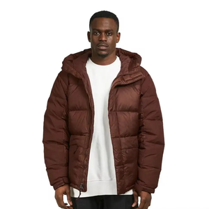 Chaqueta de Invierno para Hombre, Impermeable, de Secado Rápido, con Cuello Alto, Logotipo Frontal, Personalizable, al por Mayor - Product Image 3