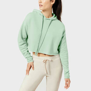 Sweat-shirt pour femme sur mesure, vente en gros, en vrac, en molleton de coton surdimensionné - Product Image 4