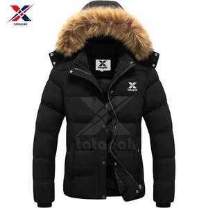Veste parka longue en cuir véritable de haute qualité pour homme, imperméable, en toile, style canadien, col à capuche, fermeture éclair chaude - Product Image 5