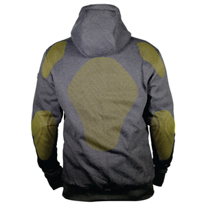 Sudadera protectora de moto de fabricante para unisex con forro protegido, chaqueta de carreras con capucha y protección de acolchado - Product Image 2