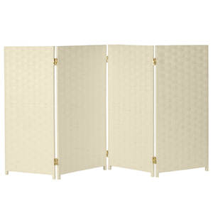 ทันสมัย3 Ft. แผงกั้นห้องทำจากเส้นใยทอสูงพับได้และเคลื่อนย้ายได้กันน้ำสำหรับตกแต่งภายในห้องนอนทำจากไม้ - Product Image 1