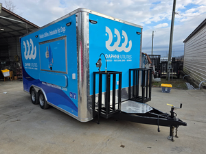 8.5' X 16' Custom food mobile truck fully equipped Trailer Food Event Catering with appliances ready for sale - Product Image 3