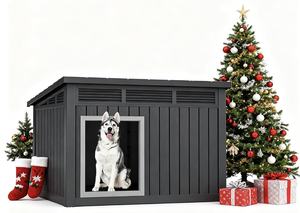 La Mejor Casa para Perros Grandes, Resistente a la Intemperie, con Techo Desmontable, Apta para Perros Pequeños/Grandes (42.8" L x 33" W x 31.5" H) - Product Image 2