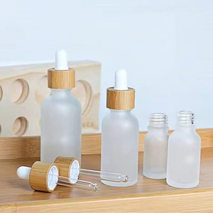 5ml 10ml <span class=keywords><strong>15ml</strong></span> 20ml 30ml 50ml 100ml sương giá thủy tinh tinh dầu chai nhỏ giọt với tre gỗ nắp - Product Image 5