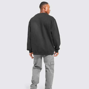 Épais lourd blanc goutte épaule hommes hiver sweat brodé 500 460 400 GSM Logo personnalisé sweats surdimensionnés - Product Image 6