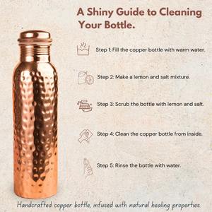 ขวดน้ำทองแดงสไตล์ทันสมัยพร้อมลวดลายเพชรส่งเสริมสุขภาพผ่านการให้ความชุ่มชื้นในราคาที่เหมาะสม - Product Image 2