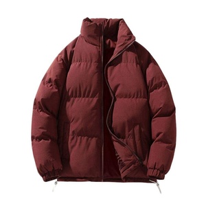 Custom Reversible <b>Mens</b> Glossy Puffer <b>Jacket</b> Hooded Two Side Wear Shiny Black Blue Winter Down Coat Supplier Direct Low Moq Price - Product Image 4