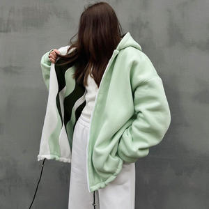 Designer <b>Men's</b> Luxury <b>Oversize</b> Heavyweight 100% Cotton Windproof Streetwear Boxy Reversible Winter Customized Logo <b>Hoodie</b> - Product Image 3