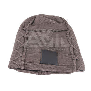Gorro de Punto Personalizable de Alta Calidad en Oferta, para Hombre y Mujer, Informal, Cálido para Invierno, Tejido Común - Product Image 2