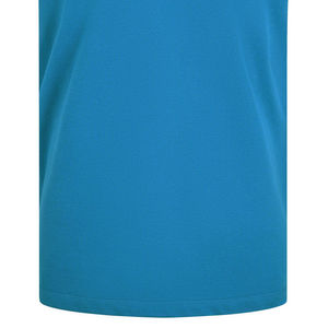 100% algodón de alta calidad ecológico patrón sólido turquesa hombres Casual para Polo en tela de piqué teñida lisa - Product Image 3