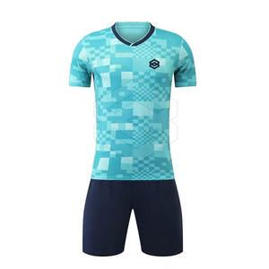 ชุดฟุตบอลผู้ชายสีตามสั่ง ผ้าโพลีเอสเตอร์ 100% น้ำหนักเบา ระบายอากาศดี เหมาะสำหรับฤดูร้อน ขายดี - Product Image 1