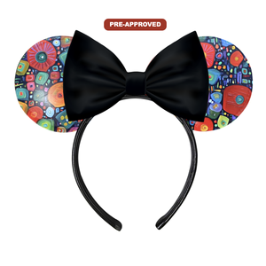 Diadema Personalizada con Caracoles Marinos para Niñas, de Vinilo Negro, para Pintar, Accesorio de Moda para el Cabello Infantil - Product Image 1