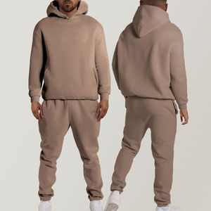 Conjuntos Deportivos Unisex Personalizados 2024, Sudadera con Capucha y Pantalones Joggers, Conjunto Deportivo Otoñal, Transpirable, Resistente al Viento, Poliéster/Algodón - Product Image 4