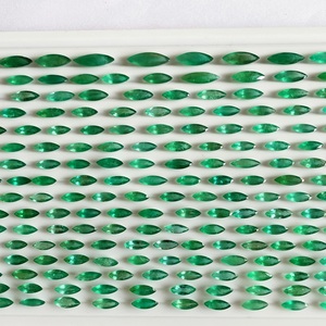 Marquesa de Esmeralda natural de calidad AAA de Zambia, excelente Color verde para la fabricación de joyas, pulido perfecto certificado IGI utilizado - Product Image 2