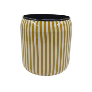 แจกันโลหะลายดอกไม้สีฟ้าสำหรับตกแต่งบ้านโต๊ะตกแต่งบ้านทำด้วยมือ - Product Image 6