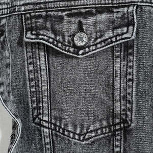 Chaqueta vaquera de calidad de exportación para hombre, prendas de vestir informales, abrigo con botones elegante, hecho a medida, venta al por mayor, esencial de invierno duradero - Product Image 3