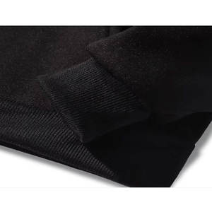 เสื้อสเวตเตอร์ผ้าฟลีซผ้าฝ้ายแบบสวมหัวของผู้ชายเสื้อสเวตเตอร์ทรงหลวมสีพื้นให้ความอบอุ่นในฤดูหนาวเสื้อจัมเปอร์ระบายอากาศสไตล์ลำลอง - Product Image 3