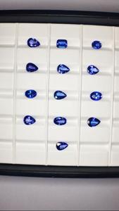 หินอัญมณีธรรมชาติ Tanzanite เจียระไนอย่างดีและขัดเงาด้วยสีที่มีคุณภาพและความแวววาว tanzanite สำหรับเครื่องประดับในขนาดต่างๆ - Product Image 3