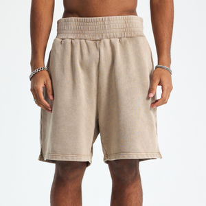 Custom Logo Oversized <b>Baggy</b> Summer <b>Shorts</b> Heavyweight 100 Percent Cotton Acid Wash 430 GSM Streetwear Casual <b>Men</b> <b>Shorts</b> - Product Image 1