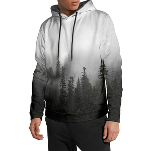 Nouvelle tendance Tie Dye coloré polaire automne hiver manches longues Sport Hoodies pour hommes - Product Image 3