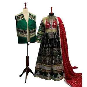 Vestido Tradicional Afgano/Pakistaní Kuchi, Vestido Kochi de Excelente Calidad, Vestido Étnico Tribal Banjara Vintage, MOQ Bajo - Product Image 3