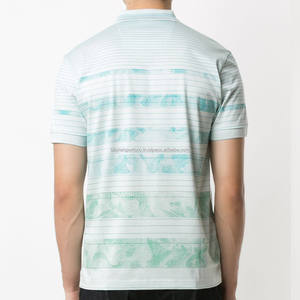 Venta al por mayor nueva llegada de alta calidad de los hombres de polo de la camiseta de moda joven con función de luz 100% algodón de manga corta - Product Image 5