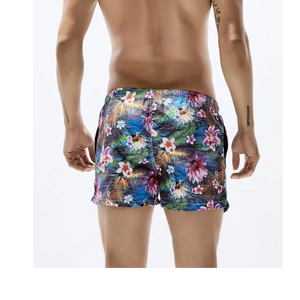 กางเกงว่ายน้ำขาสั้นสำหรับผู้ชายกางเกงขาสั้นเล่นกีฬาวิ่งกางเกงขาสั้นเล่นกระดานโต้คลื่นสีพื้นสำหรับผู้ชายพิมพ์โลโก้ได้ตามต้องการ - Product Image 2