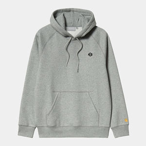 Custom Design 100% Cotton 400GSM Heather Grey <b>Hoodies</b> <b>Men</b> Heavyweight Slim Fit Comfortable Hoodie Quick Dry Warm Hoodie - Product Image 3