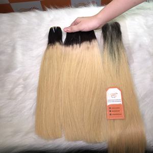 Ensemble de nouveau produit de perruque avec fermeture de trame, couleur Blonde Ombre, prix de gros de l'usine - Product Image 1
