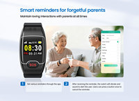 Pulsera Inteligente con Llamadas de Emergencia SOS con un Clic, Rastreador GPS 4G LTE BLE, Geocerca, L58 Pro, Reloj Inteligente para Personas Mayores