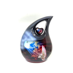 โกศใส่ศพอลูมิเนียมหลากสีหลายสีอุปกรณ์งานศพ - Product Image 1