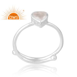 Hot Selling 925 Sterling Silver Natural <b>Rose</b> <b>Quartz</b> Gemstone Ring Custom Jewelry Manufacturer - Product Image 1