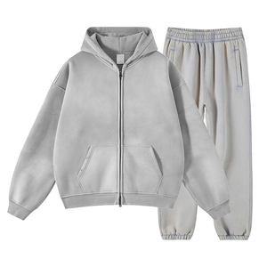 Vente en gros Survêtements délavés à l'acide unisexes personnalisés Boxy Fit Streetwear Vintage Jogger Pantalons de survêtement délavés Dernière conception Survêtement - Product Image 5