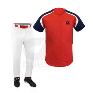 Uniforme de Béisbol Personalizado para Hombre, Precio de Mayoreo, 100% Poliéster Transpirable, Cuello en V, Nombre del Equipo Personalizado, Mejor Calidad, Precio Bajo - Product Image 2