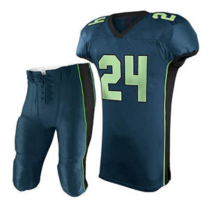Conjunto de uniforme de fútbol americano unisex de talla grande con diseño personalizado, Camisetas estampadas transpirables para adultos - Product Image 6