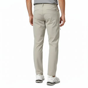 กางเกงขายาวผู้ชายแบบซอฟต์เชลล์ กันลม สวมใส่สบาย เหมาะสำหรับฤดูหนาว สีสันตัดกัน น้ำหนักปานกลาง แห้งเร็ว สำหรับกิจกรรมกลางแจ้ง ทรงตรง เอวกลาง - Product Image 2