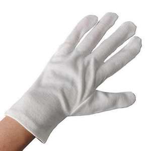 Gants de haute qualité NEW MASONIC FREE MASON FREE MASONRY Gants de parade en coton blanc - Product Image 4