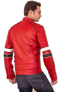 Vestes personnalisées en cuir pour hommes/femmes, vestes en cuir d'agneau noir véritable de haute qualité - Product Image 2