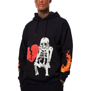 Sudadera con Capucha Estampada para Hombre, Tejido de Secado Rápido, Moda Urbana Más Vendida, Logotipo Personalizado - Product Image 1