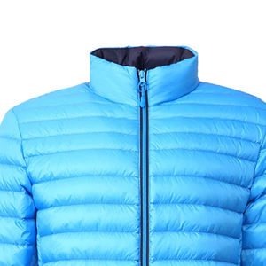 Best-seller Doudounes tendance en toile pour hommes, manteau de sport matelassé ODM avec logo personnalisé et col montant pour l'hiver pour adultes - Product Image 2
