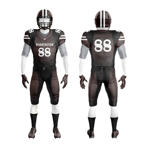 Custom American Football Uniform 2025 New Design Sublimation Teamwear Set Breathable <b>Mesh</b> Jersey & <b>Pants</b> OEM ODM - Product Image 6
