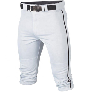 Shorts de baseball et de softball en microfibre sur mesure, respirants, gris, grande taille, antibactériens, séchage rapide, logo personnalisé, impression numérique - Product Image 5