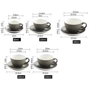 Ensemble <span class=keywords><strong>tasse</strong></span> et soucoupe à café en céramique éco-responsable Ekocian pour la Coupe du Monde et cadeau d'entreprise personnalisé - Product Image 2