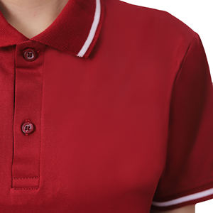 Polo tejido para mujer de fábrica de Vietnam, uniforme con logotipo personalizado para empresa o evento, ropa de trabajo OEM - Product Image 3