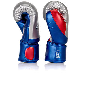 Gants professionnels de kickboxing et de boxe en cuir brillant Meilleurs gants d'entraînement pour MMA Motif imprimé personnalisé - Product Image 2