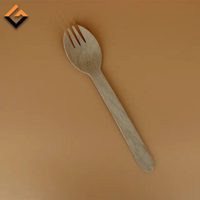 Birch Wood Cutlery Biodegradable Bulk Birch Wood Wedding Spoon Disposable Wooden Cutlery With Logo & Branding Customization