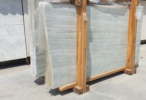 2024แผ่นหินอ่อนสีเขียวอ่อนระดับพรีเมี่ยมระดับท็อป2ซม. ความหนาเรียบขัดด้านห้องครัวทันสมัย - Product Image 5