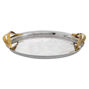 ถาดสแตนเลสสตีลทรงสี่เหลี่ยมสำหรับอาหารใช้ซ้ำได้ถาดเสิร์ฟอาหารโลหะใช้ซ้ำได้สไตล์อินเดีย - Product Image 4