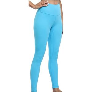 Leggings Deportivos para Mujer, Spandex/Poliéster, Color Sólido, Cintura Alta con Cordón, Sin Costuras, Personalizados, Ropa Deportiva Activa - Product Image 5